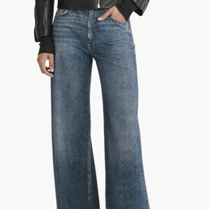 rag & bone Miramar Sofie High-Waist Terry “Sweatpant” Jeans – Size 28